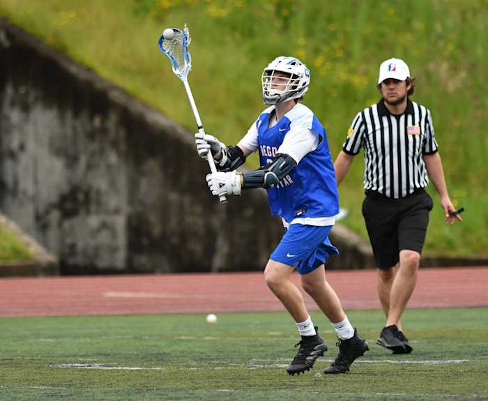 Oregon high school boys lacrosse 2022 all star game Taylor Balkom 25